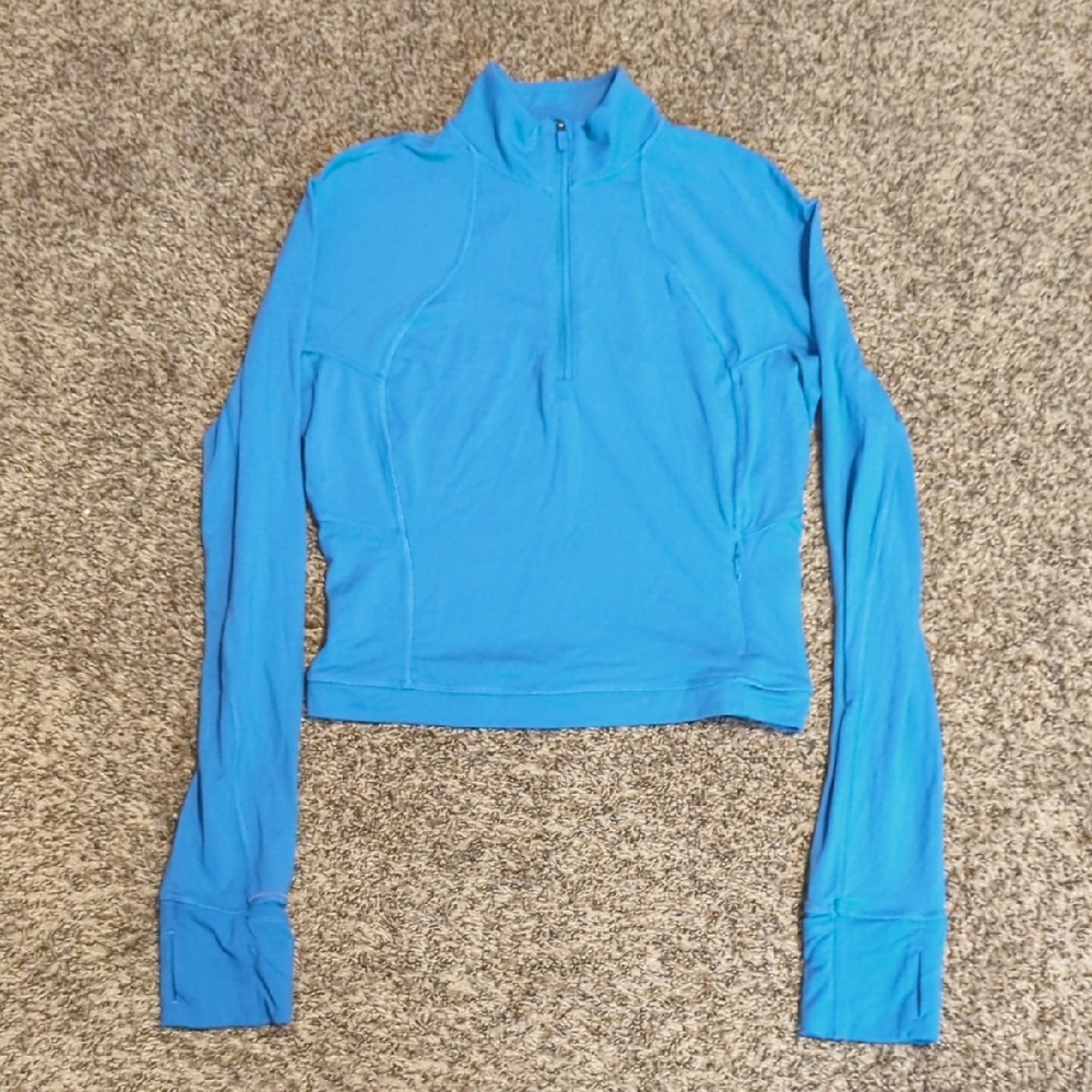 Lululemon It's Rulu Run Cropped Half Zip